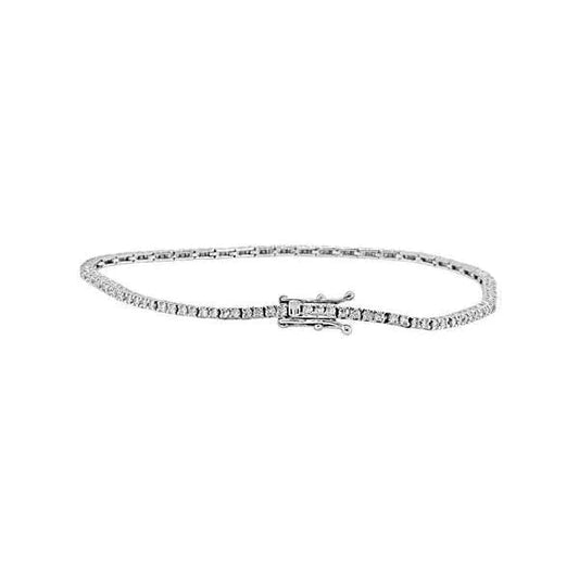 2 Karat Echt Diamant-Tennisarmband