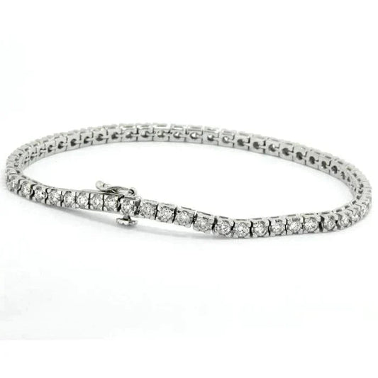 4 Karat Echte Diamant-Tennisarmband