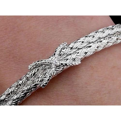 Echt Diamanten Damen Armband 0.20 Karat Rope X Damen Schmuck Neu