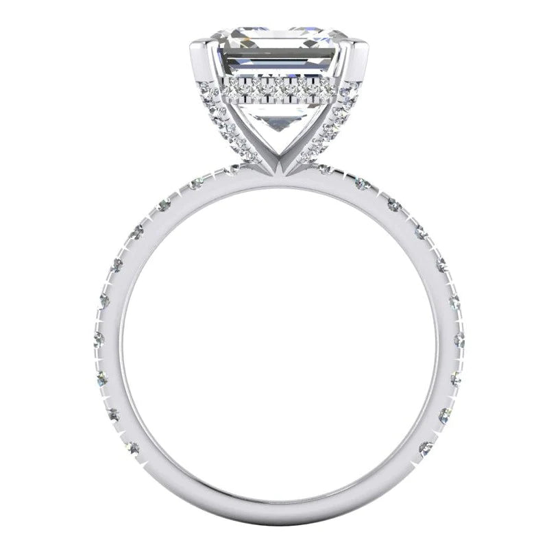 Smaragd Echt Diamant Ring