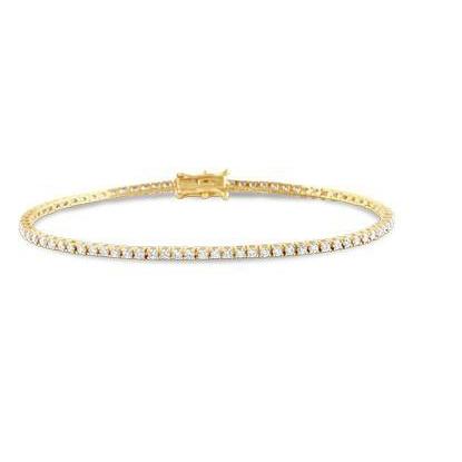 Brillantschliff Brillant Ring in 14K Gelbgold – Hauptansicht