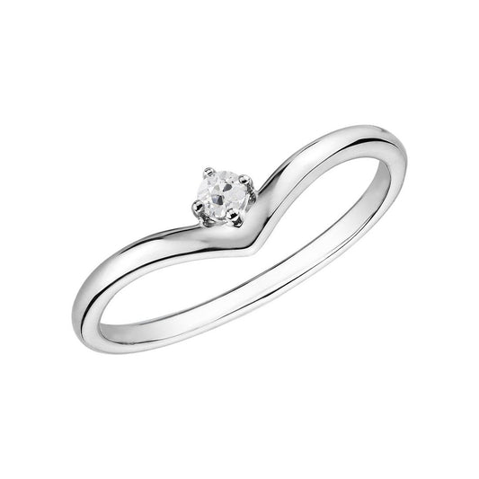 0.50 Karat Solitär-Versprechensring Alter Minenschliff runder Echt Diamant 4 Zinken - harrychadent.ch