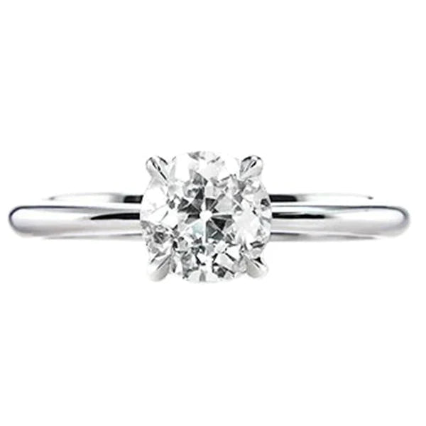 1 Karat Rund Natürliche Diamant-Verlobungsring