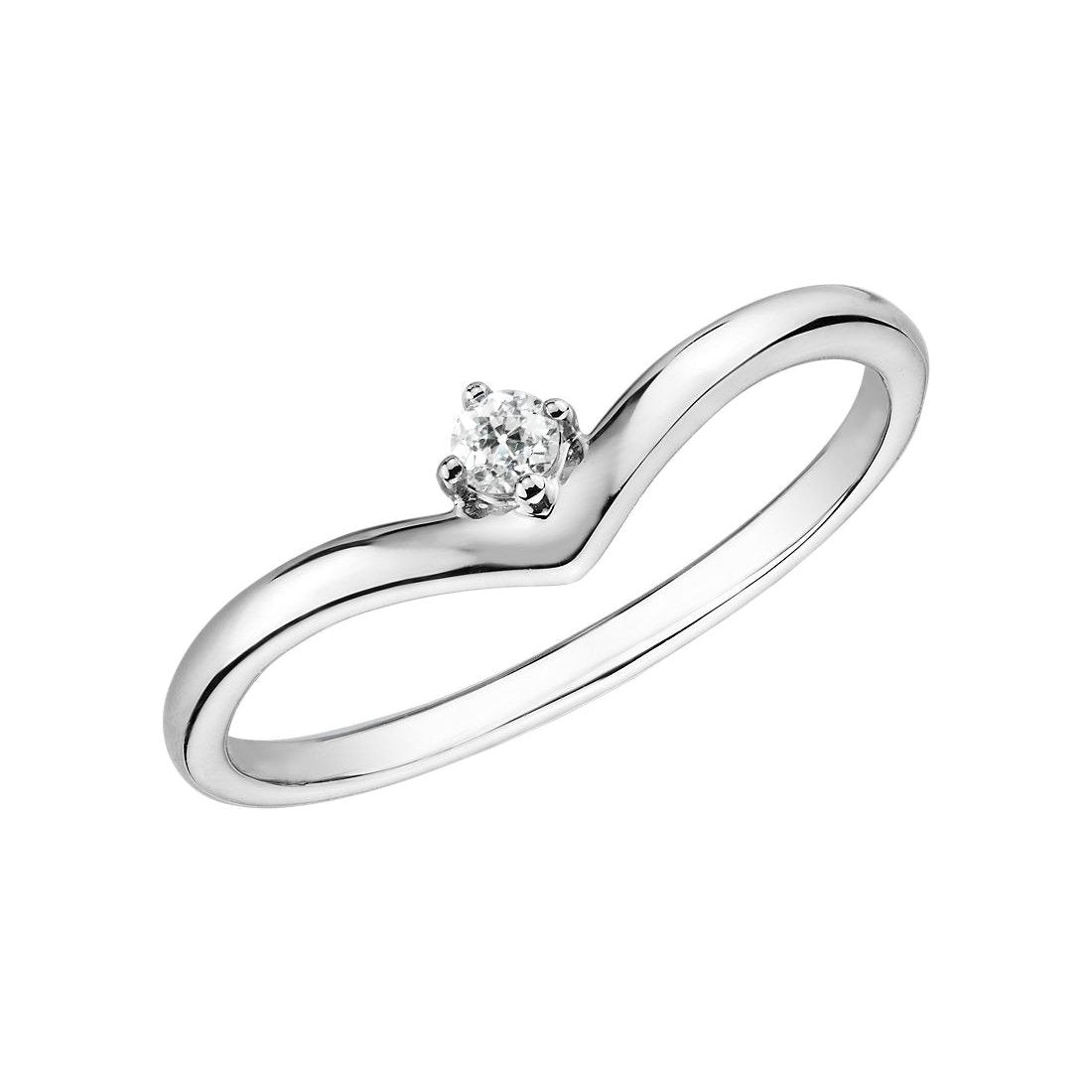 1 Karat Solitaire Runder Echt Diamantring Im Alten Minenschliff Mit Herzform