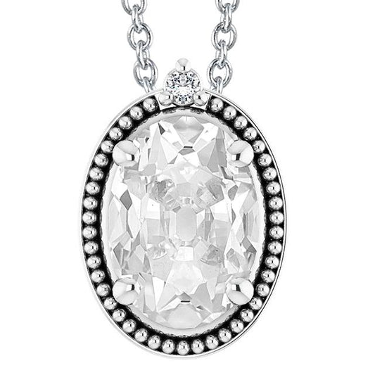 5,50 Karat Oval Old Mine Naturliche Diamant Anhänger Schmuck Gold 14K
