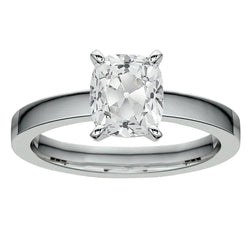 5 Karat Kissen Echt diamantring