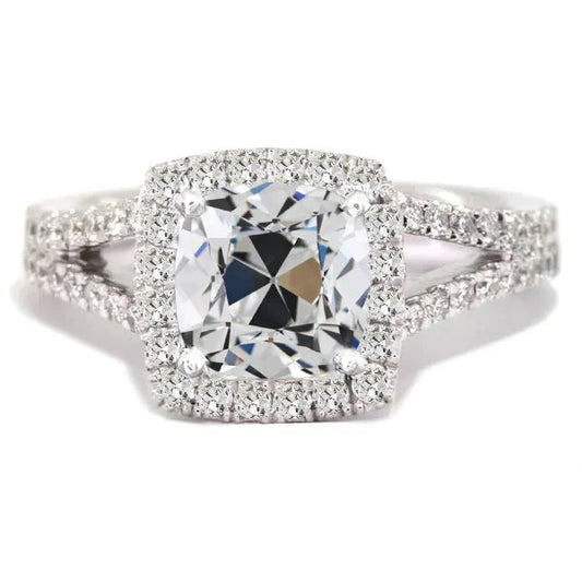 9 Karat Alter Bergmann-Natürlich Diamantring
