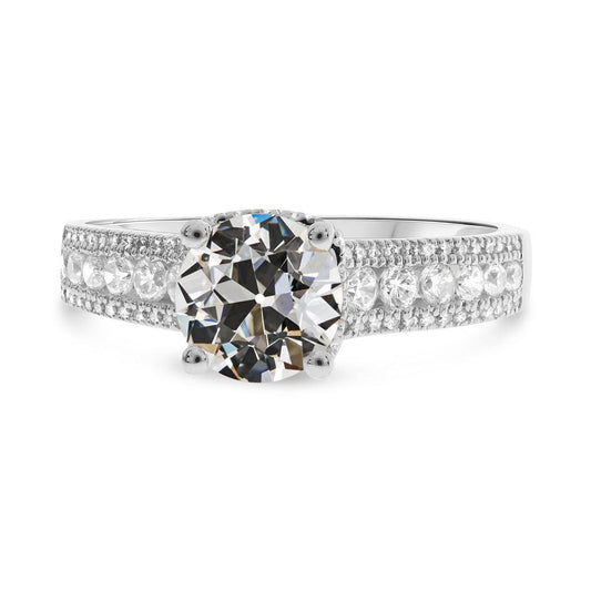 Ehering Runder Altschliff Echt Diamant Krappenset Schmuck 5,50 Karat - harrychadent.ch