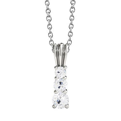Gold Natürlich Diamant Anhänger Drei Steine Rund alter Bergmann 1.50 Karat Krappen Set