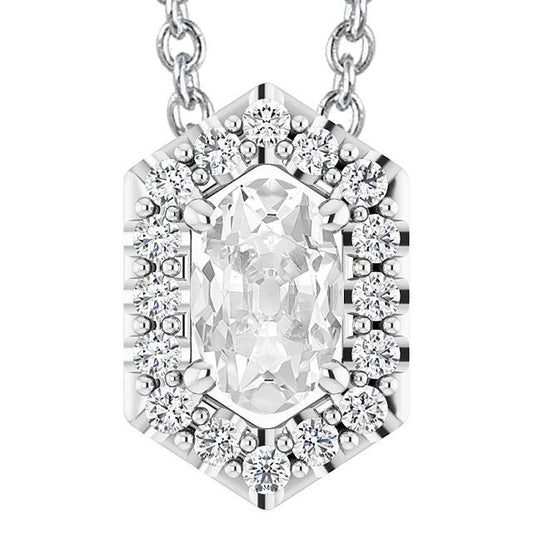 Halo Oval Alter Bergmann Echt Diamant Anhänger Weißgold Mit Kette 7,50 Karat - harrychadent.ch