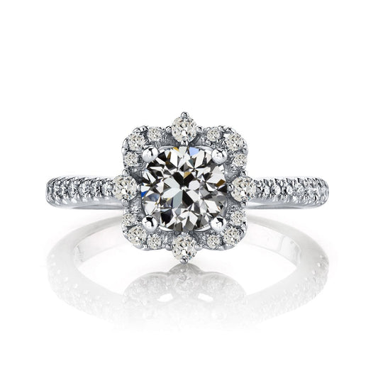 Halo Runden Alter Bergmann Echt Diamant Ehering Schmuck 3,50 Karat - harrychadent.ch