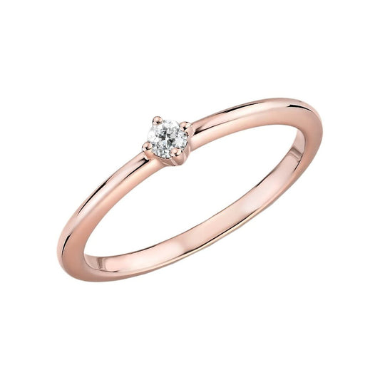 Roségold Solitärring Im Rundschliff Alter Minenschliff Echt Diamant 1 Karat