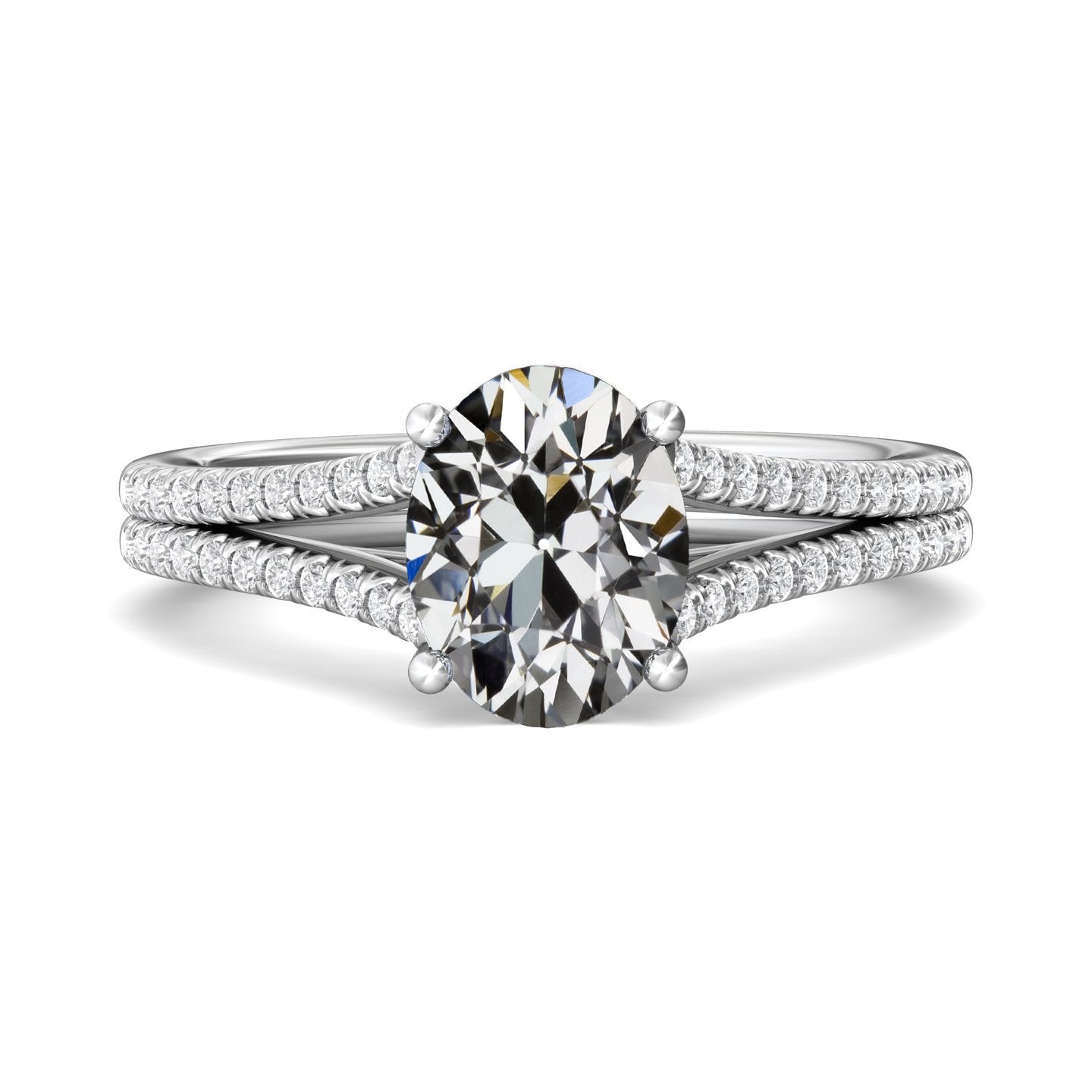 Rund & Oval Alter Bergmann Echt Diamant Ehering Set 14K Gold 6,50 Karat - harrychadent.ch