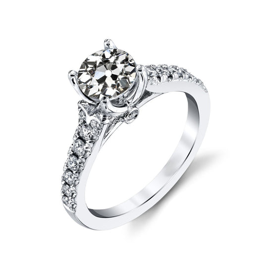 Runder Alter Bergmann Echt Diamant Ehering Damenschmuck 3.50 Karat - harrychadent.ch