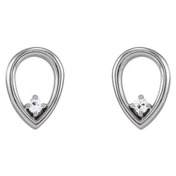 Runder Echt Diamant Alter Bergmann Ohrstecker 1 Karat Teardrop Style Schmuck