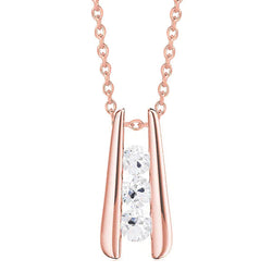 Schwebende Natürlich Diamantkette