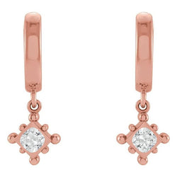 Tropfen Creolen Lünette Set Kissen Alter Bergmann Naturlich Diamants 2 Karat