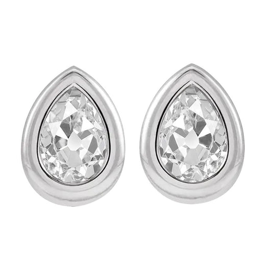 Weißgold Naturlich Diamant Ohrstecker Lünette Set Birne Alter Bergmanns 5 Karat - harrychadent.ch