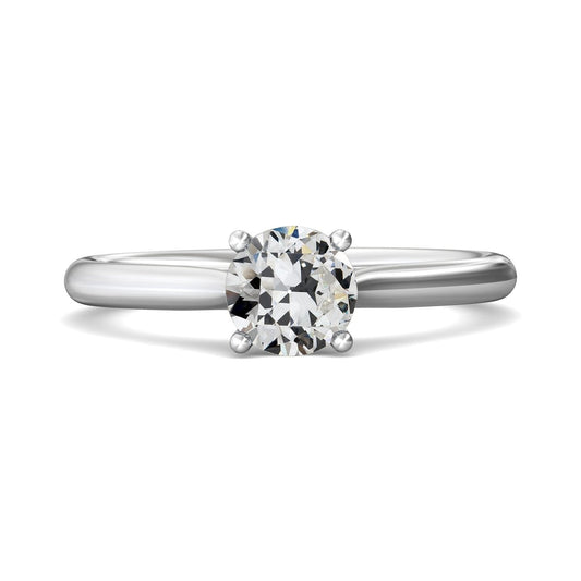 Weißgold Solitär Runder Altschliff Naturlich Diamant-Verlobungsring 1,50 Karat - harrychadent.ch