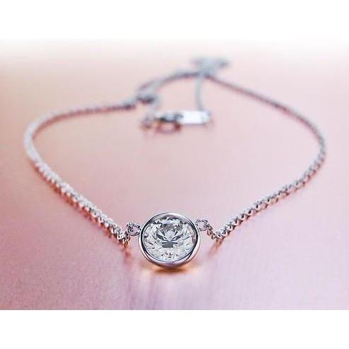 1 karat funkelnde diamanthalskette anhänger weißgold 14k f vs1