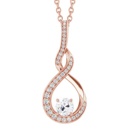 Damen Diamant Slide Anhänger alter Bergmann Schmuck 2,50 Karat Krappenset - harrychadent.ch