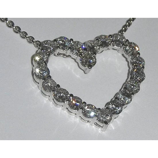 Diamant-Herz-Halskette
