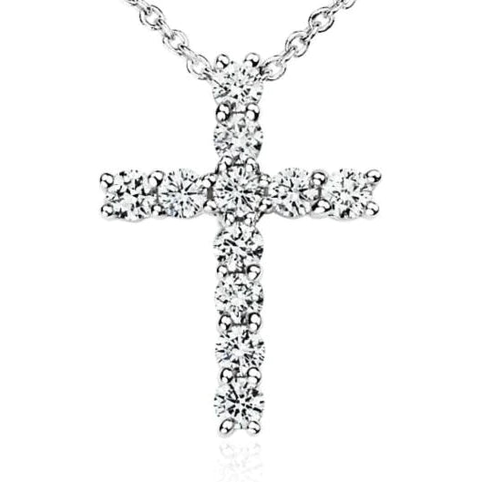 Diamant-Kreuz-Halskette