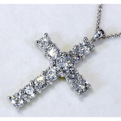 Diamantkreuz Anhänger 3 Karat