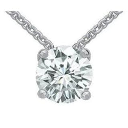 Runde Diamant-Schmuck-Anhänger-Halskette 2.50 Ct Diamant