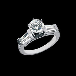 2.01 Karat Diamanten Drei-Stein-Verlobungsring Neu