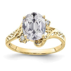 Vintage-Stil 3 Steine Ring Rund & Oval Altschliff Diamant 4,50 Karat