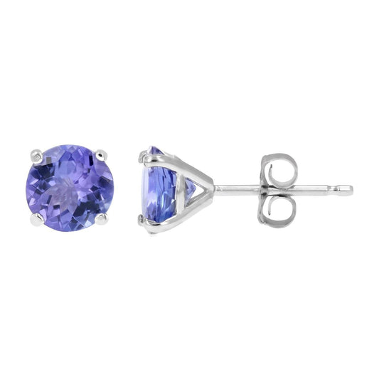 echter round diamant 5Karat ohrring Vorderansicht
