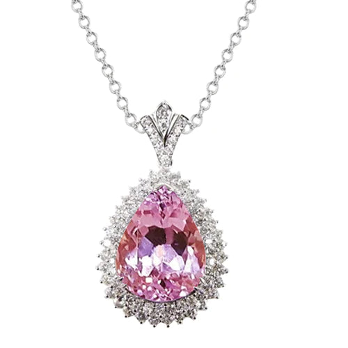 Kunzit-Edelstein-Anhänger