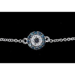 Diamant Armband Ceylon Saphir 2 Karat Damen Schmuck Neu