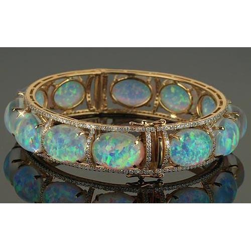 Opal Diamant Armband Krappen Set 89 Karat Armband Damen - harrychadent.ch