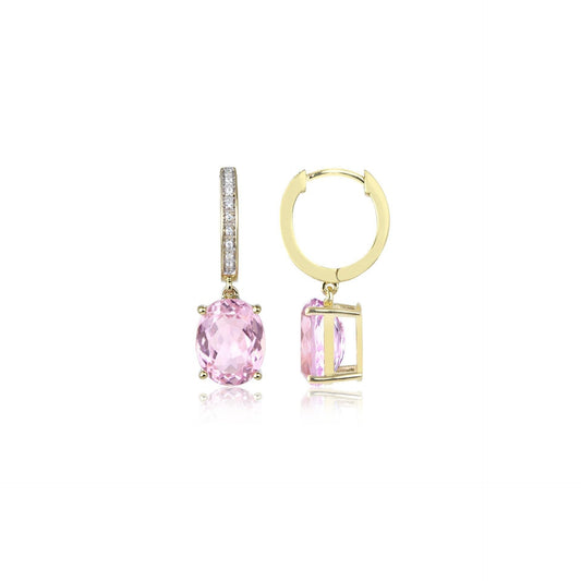 echter oval diamant 26.50Karat ohrring Vorderansicht