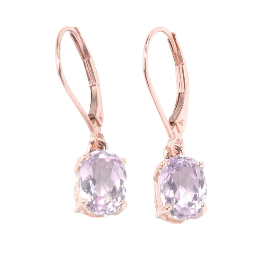 echter oval diamant 26Karat ohrring Vorderansicht