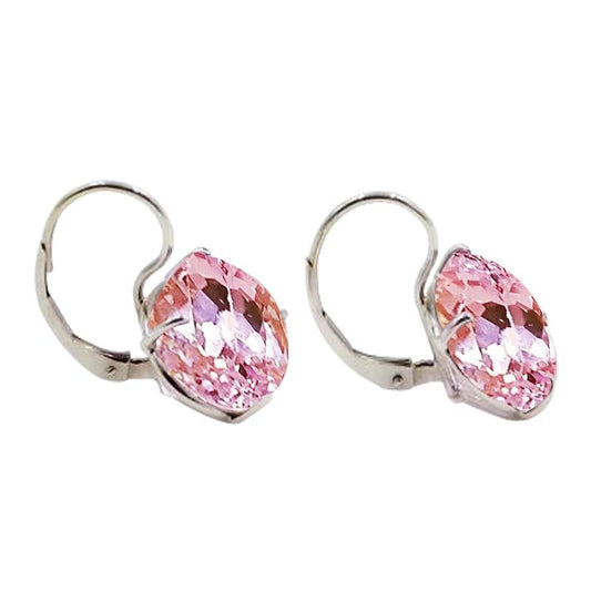 echter round diamant 20Karat ohrring Vorderansicht