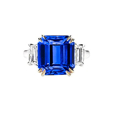 8 Karat Blauer Saphirring