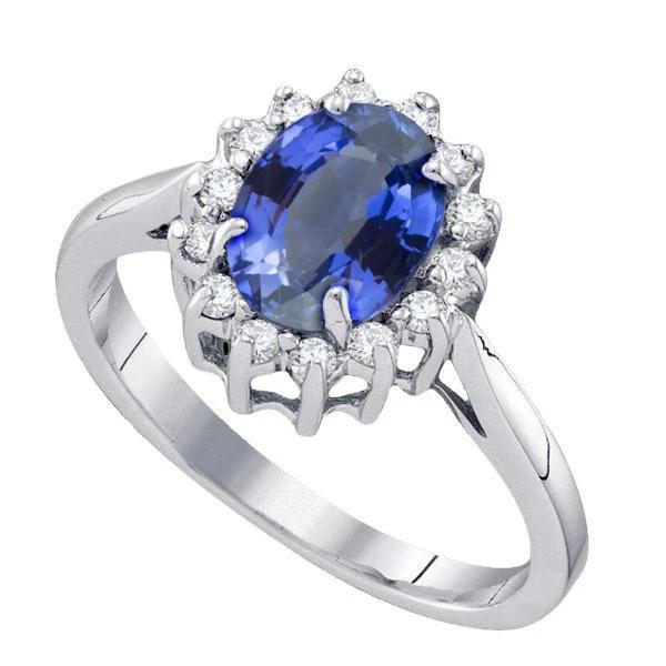 Ceylon Blauer Saphir Ring 4,70 Karat Diamantschmuck - harrychadent.ch