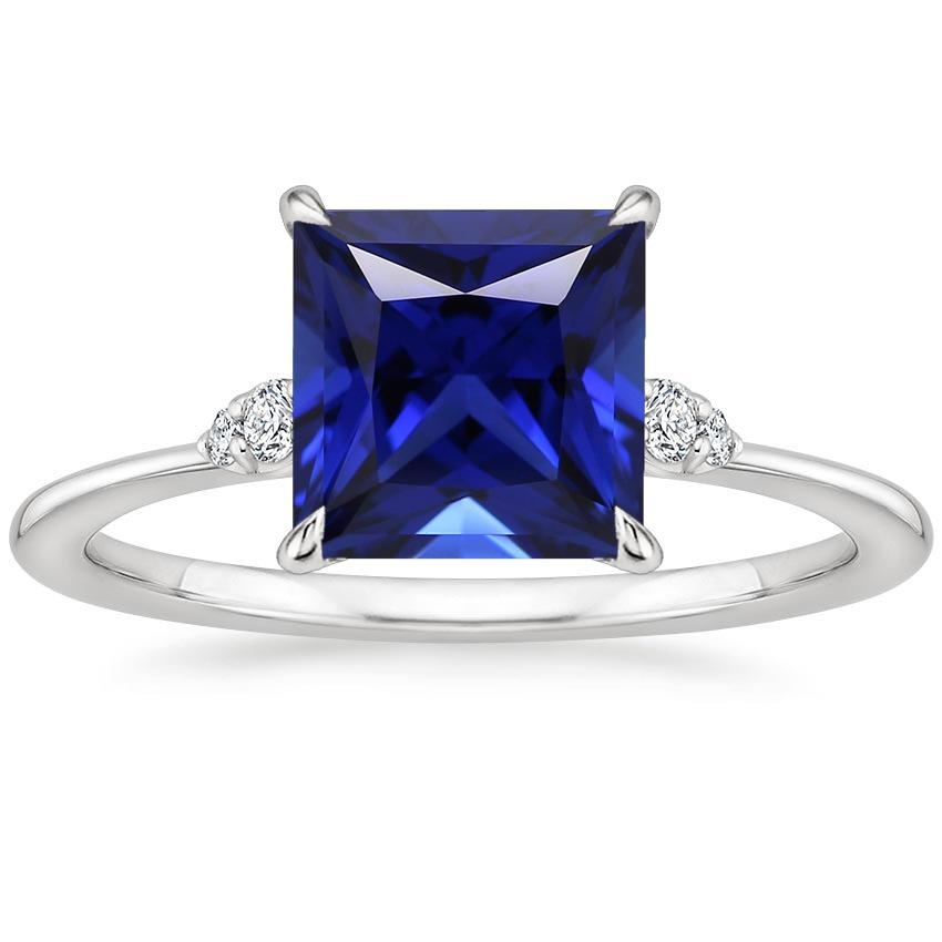 Damen-Verlobungsring Blauer Saphir und Diamant 5,25 Karat - harrychadent.ch