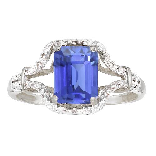 Edelstein Ring Smaragd Ceylon Saphir Ring Split Shank 4 Karat - harrychadent.ch