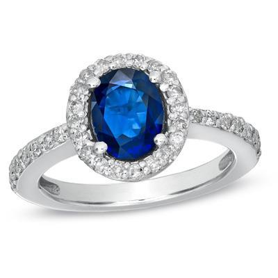 Krappenbesatz Ceylon Saphir Diamanten 1.90 ct Ehering Weißgold 14K - harrychadent.ch