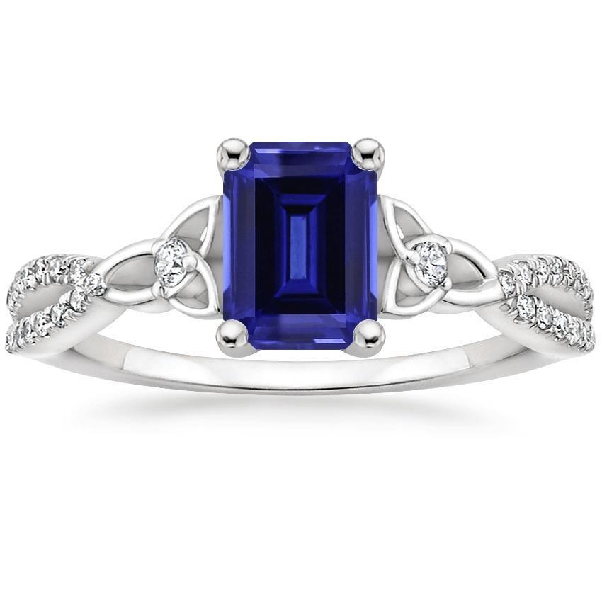 Smaragd Sri Lanka Saphir Diamant Ehering 3 Karat Neu - harrychadent.ch