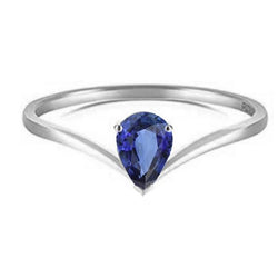 Solitaire Ceylon Saphir Verlobungsring 1,50 Karat Gold