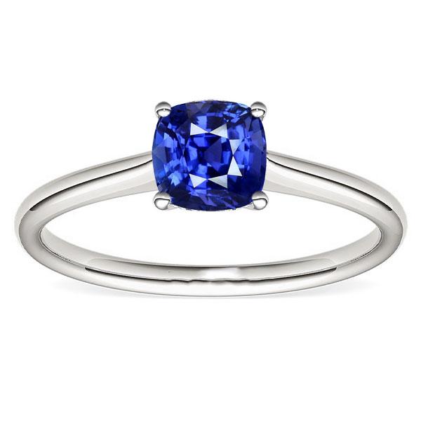 Solitaire Edelstein Schmuck Kissen Ceylon Saphir Ring 1,50 Karat - harrychadent.ch