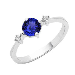 Echter Tansanit Ring 0.75 Karat