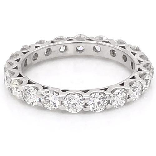Diamant Ewigkeit Ehering 3 Karat U Jakobsmuschel Set Damen Schmuck - harrychadent.ch
