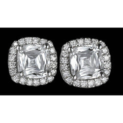 Halo-Diamant-Ohrstecker Natürlicher Diamant-Ohrring 2,25 Karat
