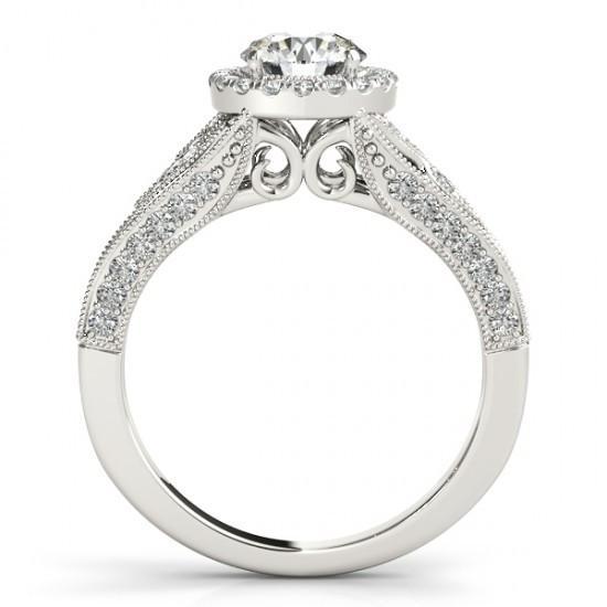 Diamant-Verlobungsring 1,25 Karat Antik-Stil Frauen Schmuck Neu